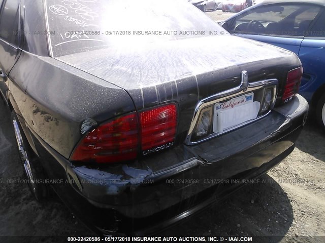 1LNHM87A82Y673588 - 2002 LINCOLN LS BLACK photo 6