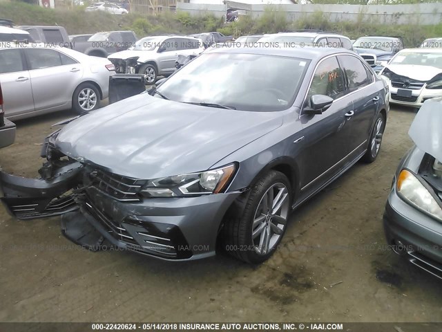 1VWDT7A36HC003762 - 2017 VOLKSWAGEN PASSAT R-LINE Boz foto 2