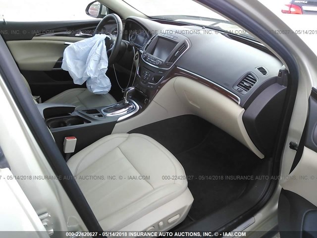 2G4GN5EX3E9168954 - 2014 BUICK REGAL PREMIUM BEIGE photo 5