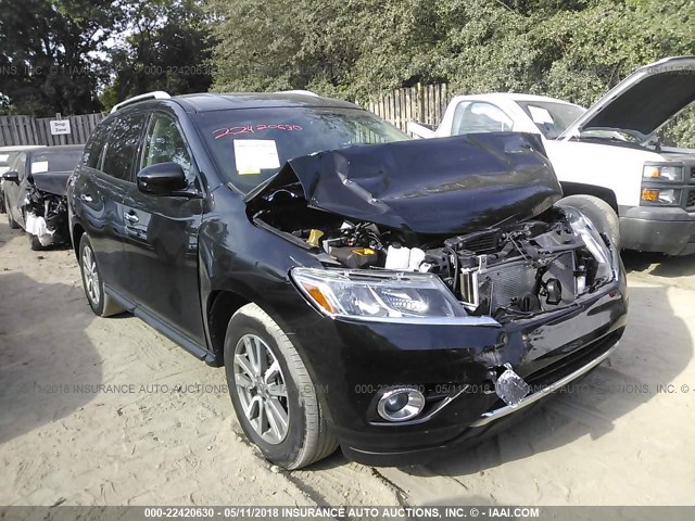 5N1AR2MN7GC611370 - 2016 NISSAN PATHFINDER S/SV/SL/PLATINUM 黑色 照片 1