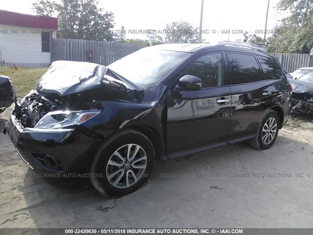 5N1AR2MN7GC611370 - 2016 NISSAN PATHFINDER S/SV/SL/PLATINUM 黑色 照片 2