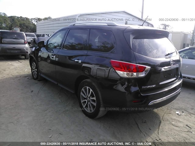 5N1AR2MN7GC611370 - 2016 NISSAN PATHFINDER S/SV/SL/PLATINUM 黑色 照片 3