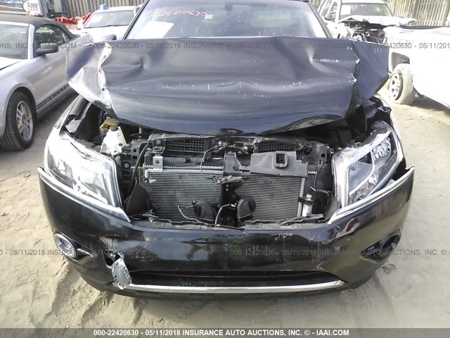 5N1AR2MN7GC611370 - 2016 NISSAN PATHFINDER S/SV/SL/PLATINUM 黑色 照片 6