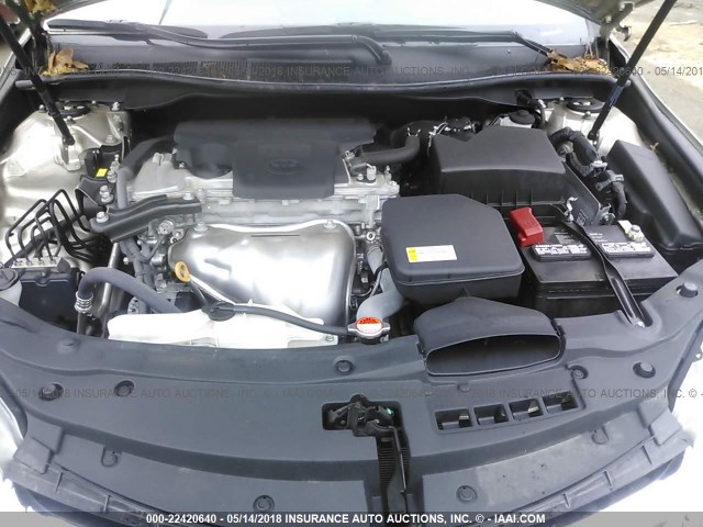 4T4BF1FKXGR575085 - 2016 TOYOTA CAMRY LE/XLE/SE/XSE GOLD photo 10