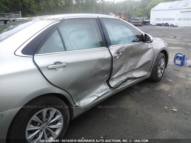 4T4BF1FKXGR575085 - 2016 TOYOTA CAMRY LE/XLE/SE/XSE GOLD photo 6