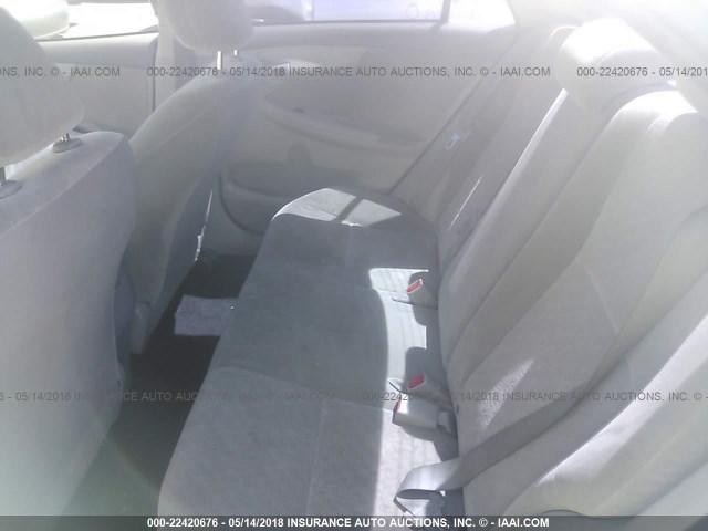 JTDBL40E89J017851 - 2009 TOYOTA COROLLA LE/XLE SILVER photo 8