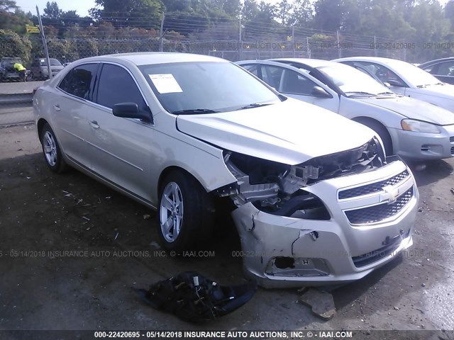 1G11B5SA3DF175341 - 2013 CHEVROLET MALIBU LS ბეჟი ფოტო 1