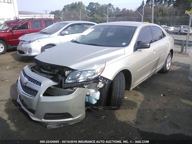 1G11B5SA3DF175341 - 2013 CHEVROLET MALIBU LS ბეჟი ფოტო 2