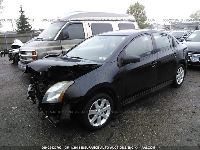 3N1AB6AP2AL700073 - 2010 NISSAN SENTRA 2.0/2.0S/SR/2.0SL BLACK photo 2