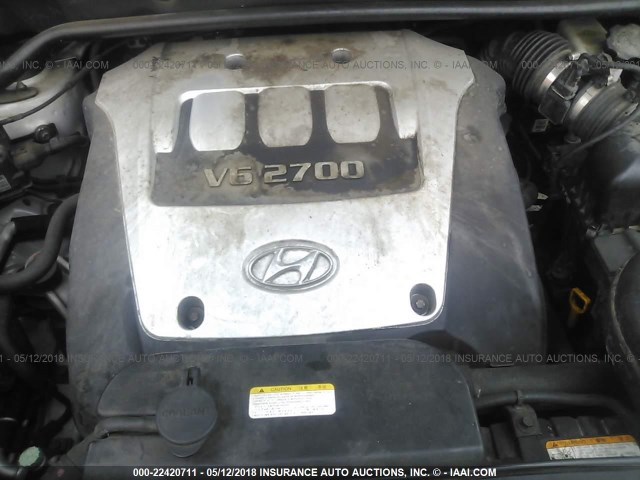 KM8JN12DX7U522208 - 2007 HYUNDAI TUCSON SE/LIMITED SILVER photo 10