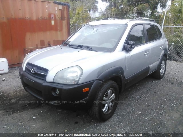 KM8JN12DX7U522208 - 2007 HYUNDAI TUCSON SE/LIMITED SILVER photo 2