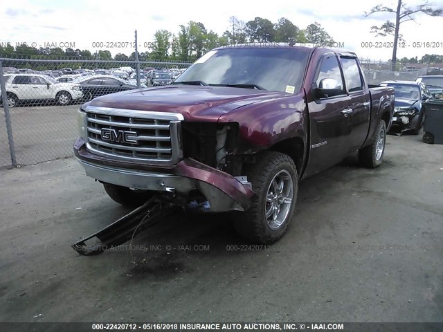 2GTEK133781102620 - 2008 GMC SIERRA K1500 MAROON photo 6