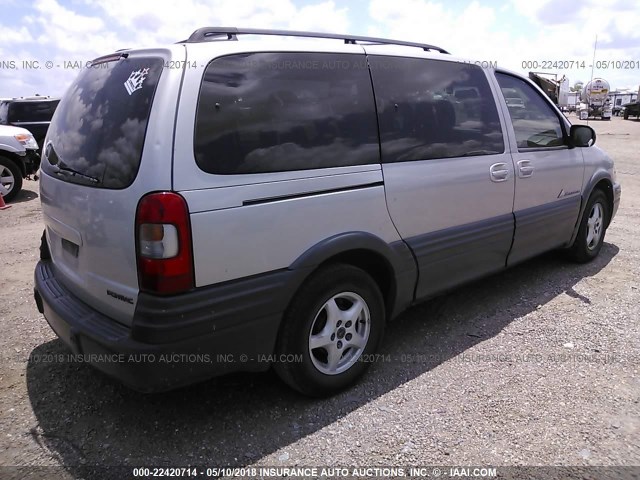 1GMDX03E84D124659 - 2004 PONTIAC MONTANA SILVER photo 4