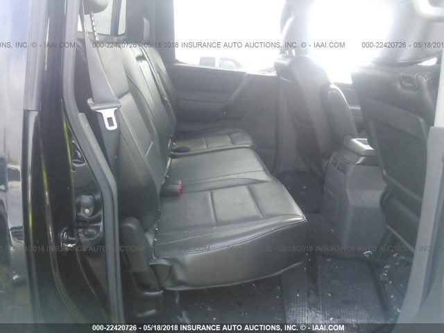 1N6BA07A07N233049 - 2007 NISSAN TITAN XE/SE/LE BLACK photo 8