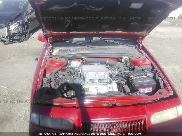 1C3EU4538SF679590 - 1995 CHRYSLER LEBARON GTC RED photo 10