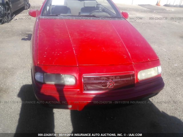 1C3EU4538SF679590 - 1995 CHRYSLER LEBARON GTC Qırmızı foto 6