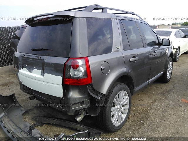 SALFR24N59H138805 - 2009 LAND ROVER LR2 HSE GRAY photo 4