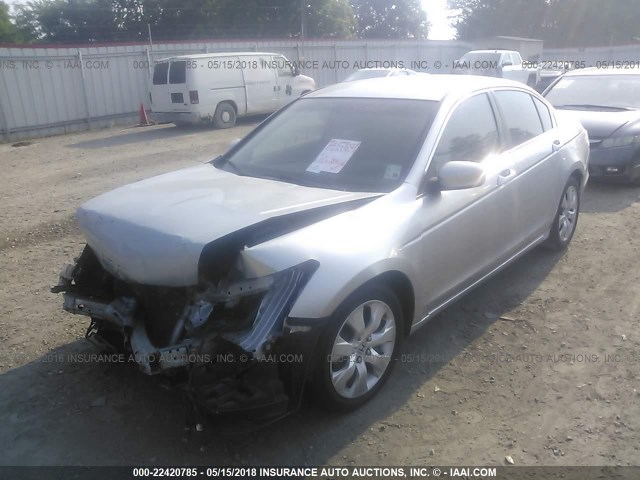 1HGCP26408A069602 - 2008 HONDA ACCORD LXP SILVER photo 2