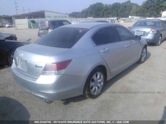 1HGCP26408A069602 - 2008 HONDA ACCORD LXP SILVER photo 4