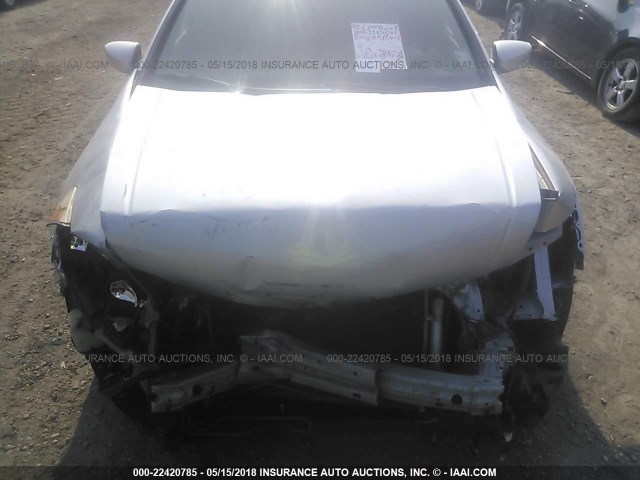 1HGCP26408A069602 - 2008 HONDA ACCORD LXP SILVER photo 6