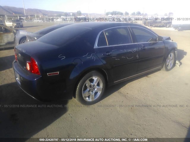 1G1ZC5E06AF167040 - 2010 CHEVROLET MALIBU 1LT 深蓝色 照片 4