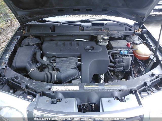 1G8AJ58F47Z170921 - 2007 SATURN ION LEVEL 2 GRAY photo 10