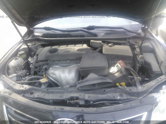 4T4BF3EK8BR110892 - 2011 TOYOTA CAMRY SE/LE/XLE BLACK photo 10