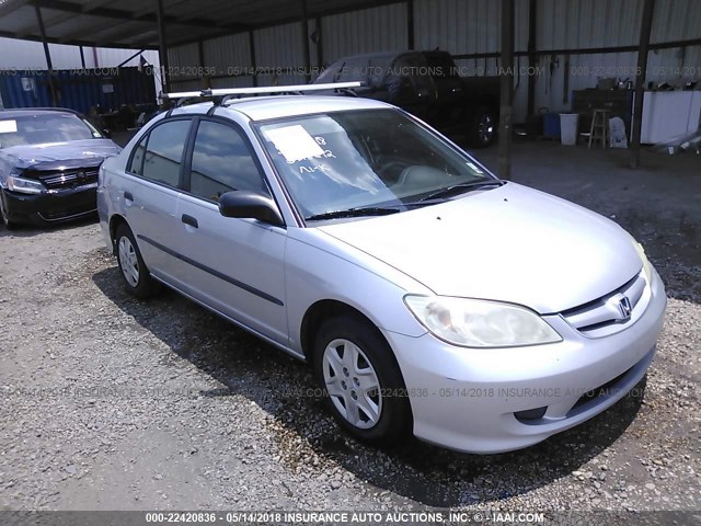 1HGES16365L028612 - 2005 HONDA CIVIC DX VP 银色 照片 1