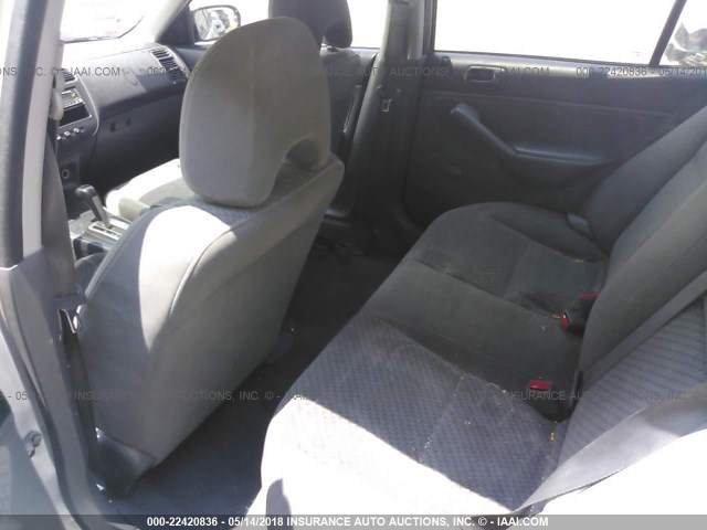 1HGES16365L028612 - 2005 HONDA CIVIC DX VP 银色 照片 8
