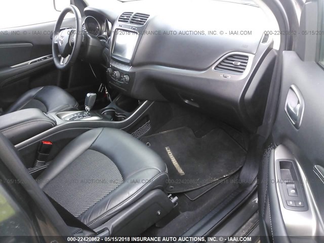 3C4PDCGB2HT527063 - 2017 DODGE JOURNEY CROSSROAD GRAY photo 5