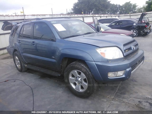 JTEZU14R240043329 - 2004 TOYOTA 4RUNNER SR5/SPORT BLUE photo 1