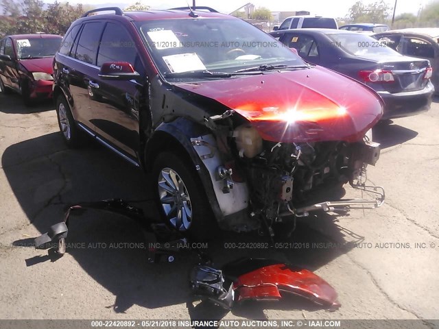 2LMDJ6JK0FBL22050 - 2015 LINCOLN MKX MAROON photo 6