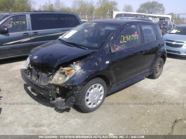 JTKKT624960137779 - 2006 TOYOTA SCION XA BLACK photo 2