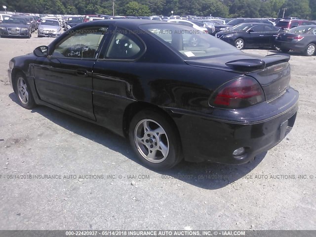 1G2NW12E33C132972 - 2003 PONTIAC GRAND AM GT BLACK photo 3