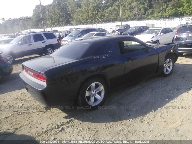 2B3LJ44V19H606389 - 2009 DODGE CHALLENGER SE BLACK photo 4