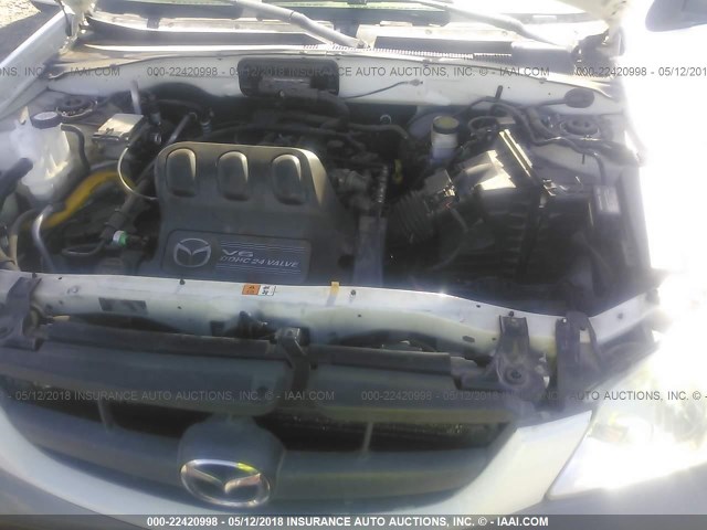 4F2YU08122KM08849 - 2002 MAZDA TRIBUTE LX/ES Սպիտակ լուսանկար 10