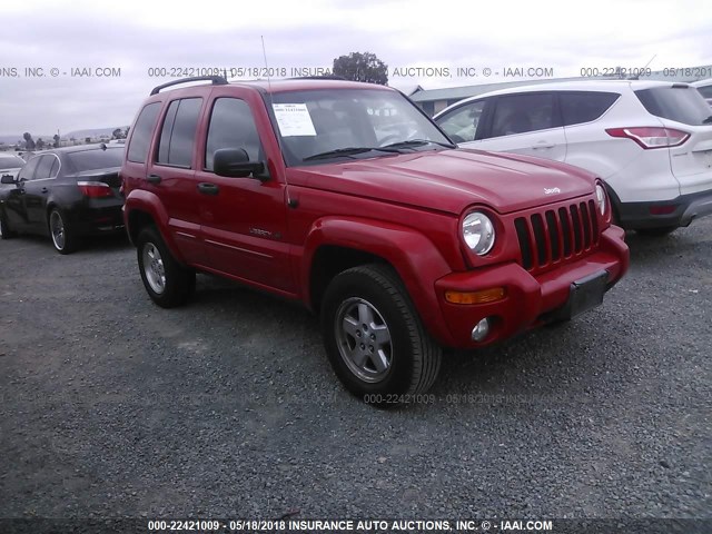 1J4GK58K42W249293 - 2002 JEEP LIBERTY LIMITED RED photo 1