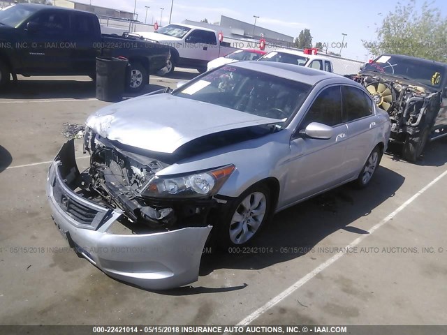 1HGCP2F85AA060077 - 2010 HONDA ACCORD EXL SILVER photo 2