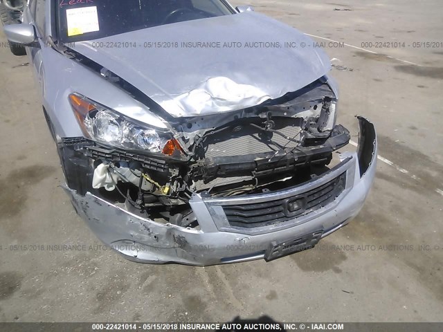 1HGCP2F85AA060077 - 2010 HONDA ACCORD EXL SILVER photo 6