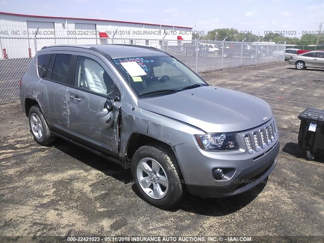 1C4NJCEA1GD735322 - 2016 JEEP COMPASS LATITUDE ვერცხლისფერი ფოტო 1