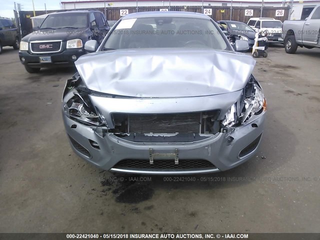 YV1612FH9D1229853 - 2013 VOLVO S60 T5 SILVER photo 6