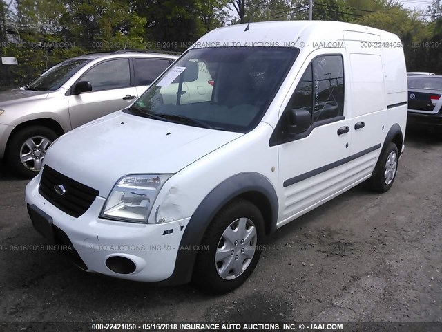 NM0LS7BN9DT175082 - 2013 FORD TRANSIT CONNECT XLT WHITE photo 2