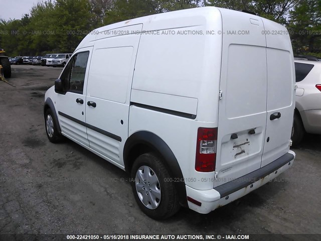 NM0LS7BN9DT175082 - 2013 FORD TRANSIT CONNECT XLT WHITE photo 3