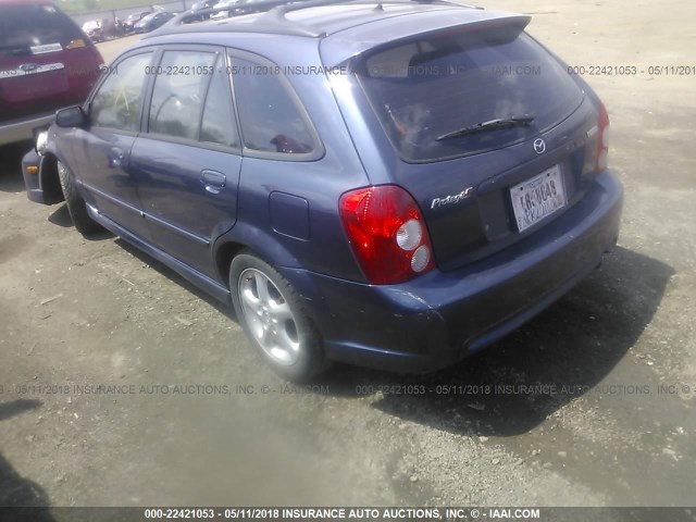 JM1BJ245621522894 - 2002 MAZDA PROTEGE PR5 蓝色 照片 3