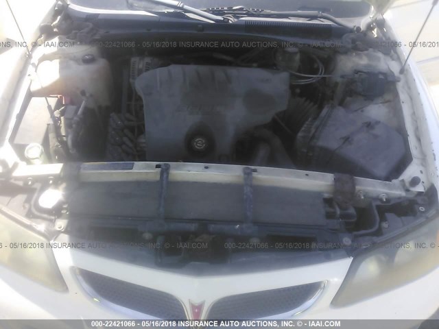 1G2HX52K64U163751 - 2004 PONTIAC BONNEVILLE SE WHITE photo 10