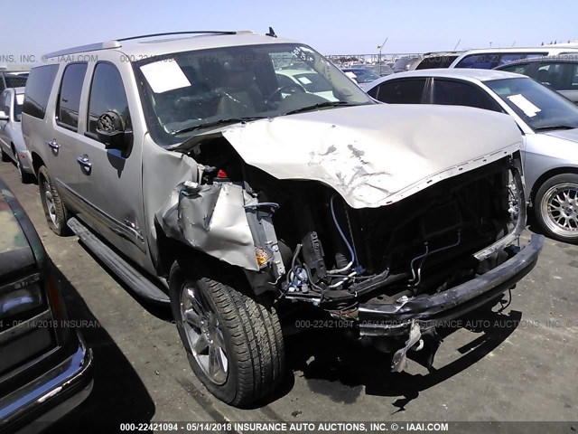 1GKUKMEF6AR226125 - 2010 GMC YUKON XL DENALI TAN photo 1