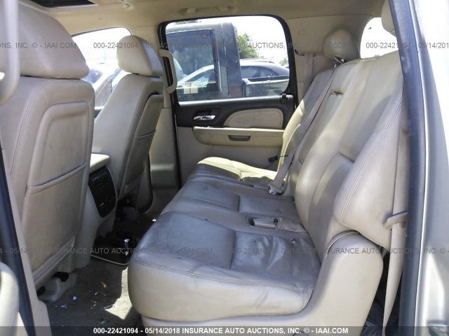 1GKUKMEF6AR226125 - 2010 GMC YUKON XL DENALI TAN photo 8