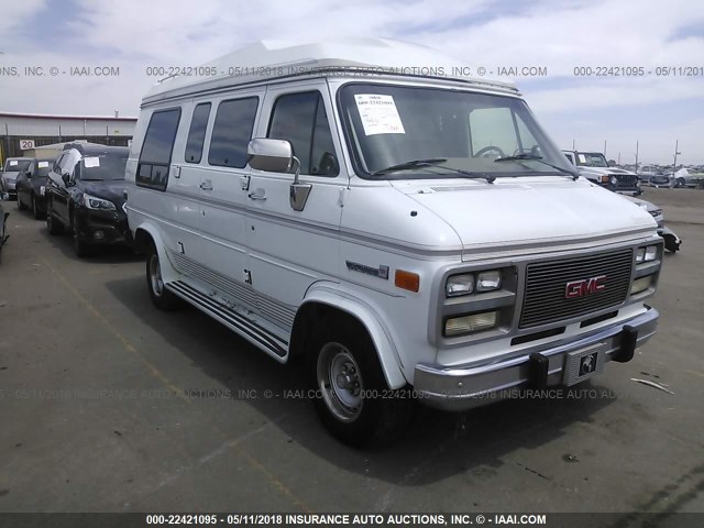 1GDEG25KXRF522728 - 1994 GMC RALLY WAGON / VAN G2500 WHITE photo 1