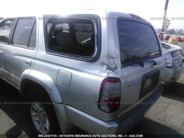 JT3HN86R0Y0264179 - 2000 TOYOTA 4RUNNER SR5 SILVER photo 6