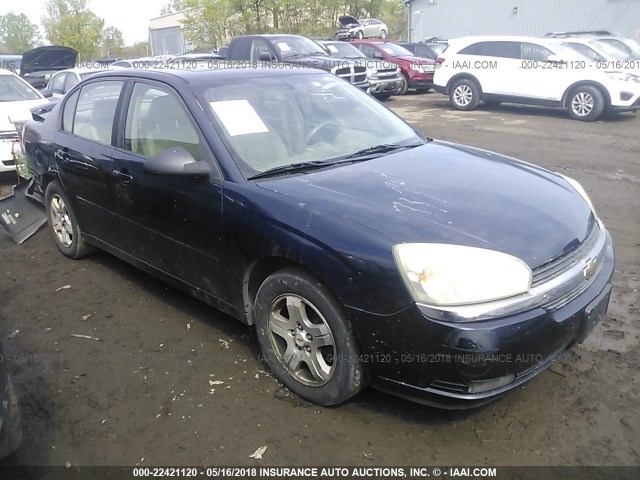 1G1ZU54854F105489 - 2004 CHEVROLET MALIBU LT BLUE photo 1